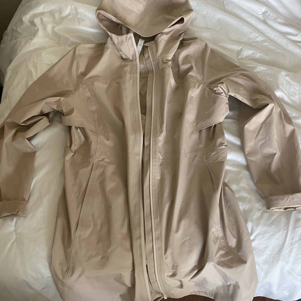 Lululemon Long Rain Coat Trench Jacket